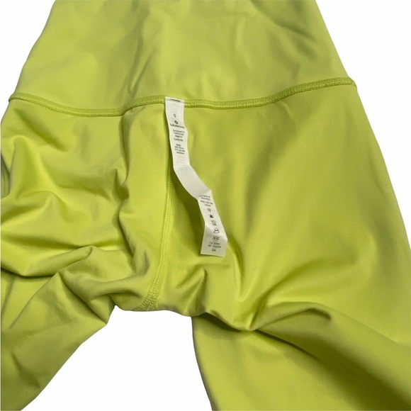rare nwt lululemon SS21 wunder under HR tight 28” full on luxtreme in lemon vibe - Picture 3 of 4